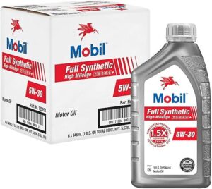 Mobil Full Synthetic High Mileage Motor Oil 5W-30