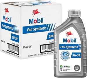 Mobil Full Synthetic Motor Oil 5W-30, 1 Quart