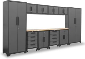 Torin Garage Storage System, 12Pcs Metal Organization