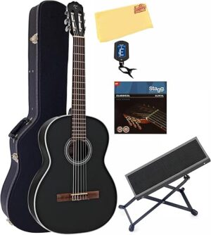 Takamine GC2 Classical Guitar Bundle – Black