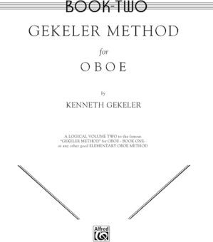 Gekeler Oboe Method, Book II
