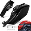 Benlari Gloss Black Mid Frame Air Deflectors