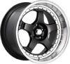 Konig Gloss Black Wheel Machined Lip (18×8)