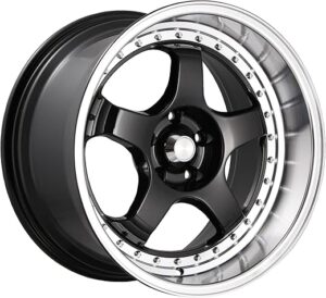 Konig Gloss Black Wheel Machined Lip (18x8)