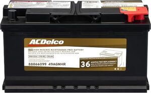 ACDelco Gold 49AGMHR 36 Month Warranty Battery