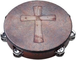 Remo Gospel Tambourine With Sand Crosswind