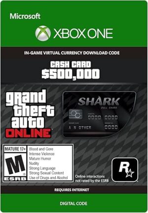 Grand Theft Auto V Bull Shark Cash Card- Xbox