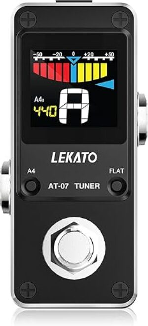 LEKATO Guitar Chromatic Tuner Pedal With Display