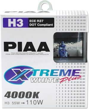 Piaa H3 Xtreme White Plus Halogen Bulb (2-Pack)