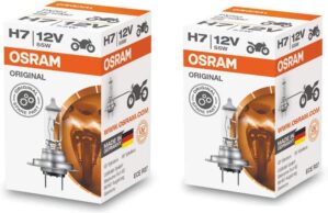OSRAM H7 Halogen Headlight Bulbs 64210L 2 Piece
