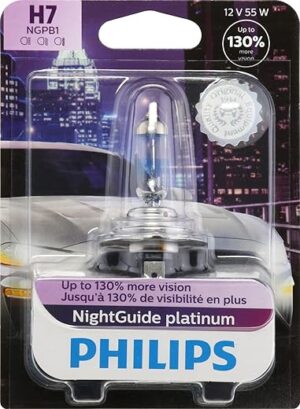 Philips automotive lighting H7 NightGuide Platinum Headlight Bulb