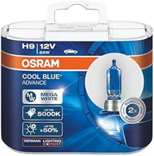 OSRAM H9 12V 65W 5000K Cool Blue Halogen Headlight