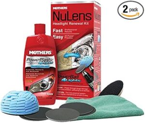 Mothers Headlight Renewal Kit With Microfiber Cloth