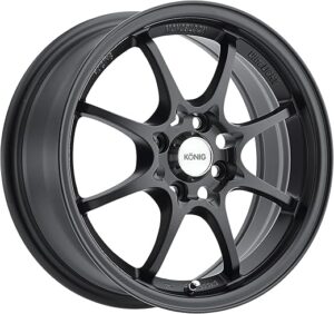 KÖNIG Helium Matte Black Wheel (15x6.5/4x100mm)