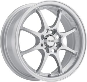 KÖNIG Helium Silver Wheel (15x6.5"/4x100mm)