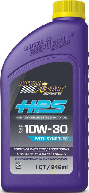 Royal Purple HPS 10W-30 Synthetic Motor Oil, 1 Quart
