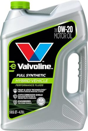 Valvoline Hybrid Vehicle 0W-20 Full Synthetic Oil 5 QT
