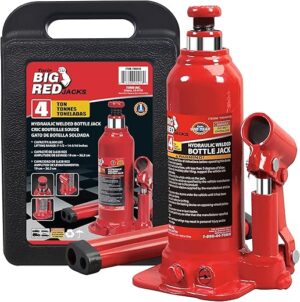 BIG RED Hydraulic Bottle Jack With Carrying Case, T90413