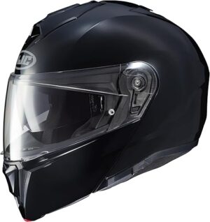 HJC i90 Modular Electric Snowmobile Helmet Black Large
