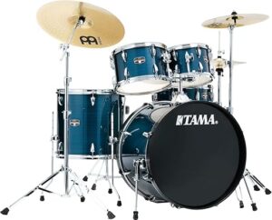 Tama Imperialstar 5-Piece Drum Set - Hairline Blue