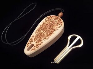 Shamanicshop Jew's Harp In Cedar Case Shaman