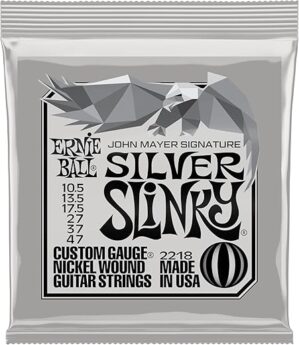 Ernie Ball John Mayer Silver Slinky Electric Guitar Strings