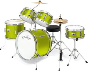 Ashthorpe Junior Drum Set With Brass Cymbals
