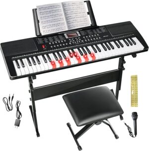 SFESGRER Keyboard Piano 61 Key Electric Piano
