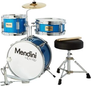 Mendini by Cecilio Kids Drum Set - Junior Kit w/ 4 Drums