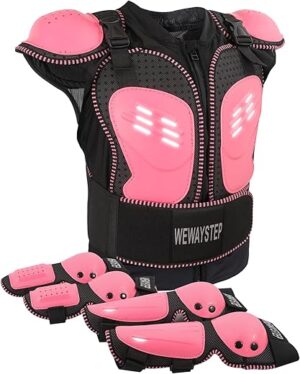 WEWAYSTEP Kids Motorcycle Armor Vest Suit