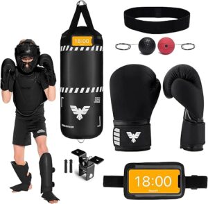 Elite Sports Kids Punching Bag Set 2.5ft Heavy Bag