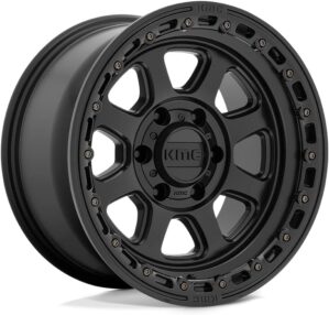 KMC Wheels KM548 17X9 6X5.5 S-BLK GB-LP