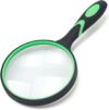 GYANDULY Large Magnifying Glass 10X Handheld Reading Magnifier