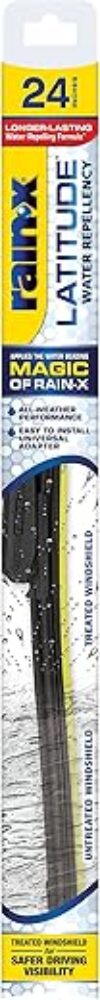 Rain-X Latitude 2-In-1 Water Repellent Wiper Blades, 24 Inch