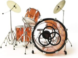 FanMerch Led Zeppelin John Bonham Tribute Mini Drum Set