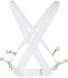 Ludwig LF350W White Parade Marching Bass Drum Strap