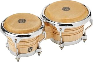 LP LATIN PERCUSSION LPM199-AW Mini Tunable Wood Bongos