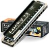 East top Lucky 13 Bass Plus Blues Harmonica
