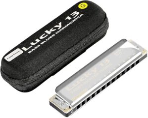 East top Lucky 13 Bass Plus Blues Harmonica