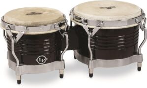 Latin Percussion Matador Wood Bongos, Dark Brown