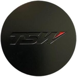 TSW Wheels Matte Black Center Cap PSCG18TDBK1