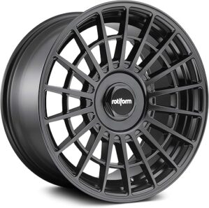Rotiform Matte Black Wheel, 20 x 8.5 Inches