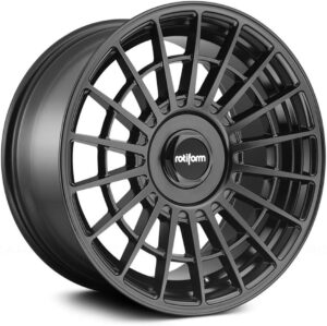 Rotiform Matte Black Wheel With Painted Finish