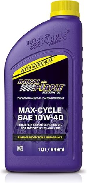 Royal Purple Max Cycle 10W-40 Synthetic Motorcycle Oil