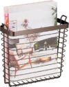 mDesign mDesign Metal Wire Farmhouse Wall Mount Magazine Holder