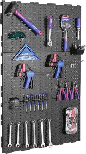 WORKPRO Metal Pegboard Steel Panel 3-Pack