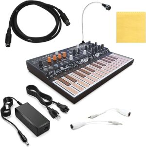 Liquid Audio Microfreak Synthesizer Keyboard Bundle With Mic