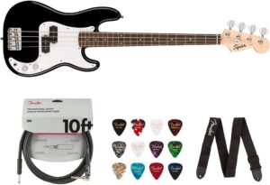 Fender Mini Precision Bass Bundle With Accessories
