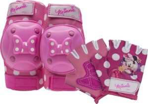 BELL Minnie Mouse Protective Pad Set & Gloves