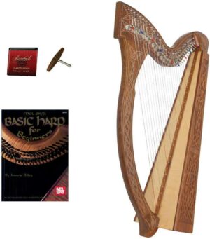 Roosebeck Minstrel Harp 29-String With Accessories